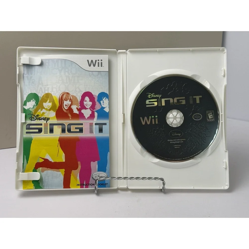 Disney Sing It (Nintendo Wii, 2008) CIB Complete With Manual